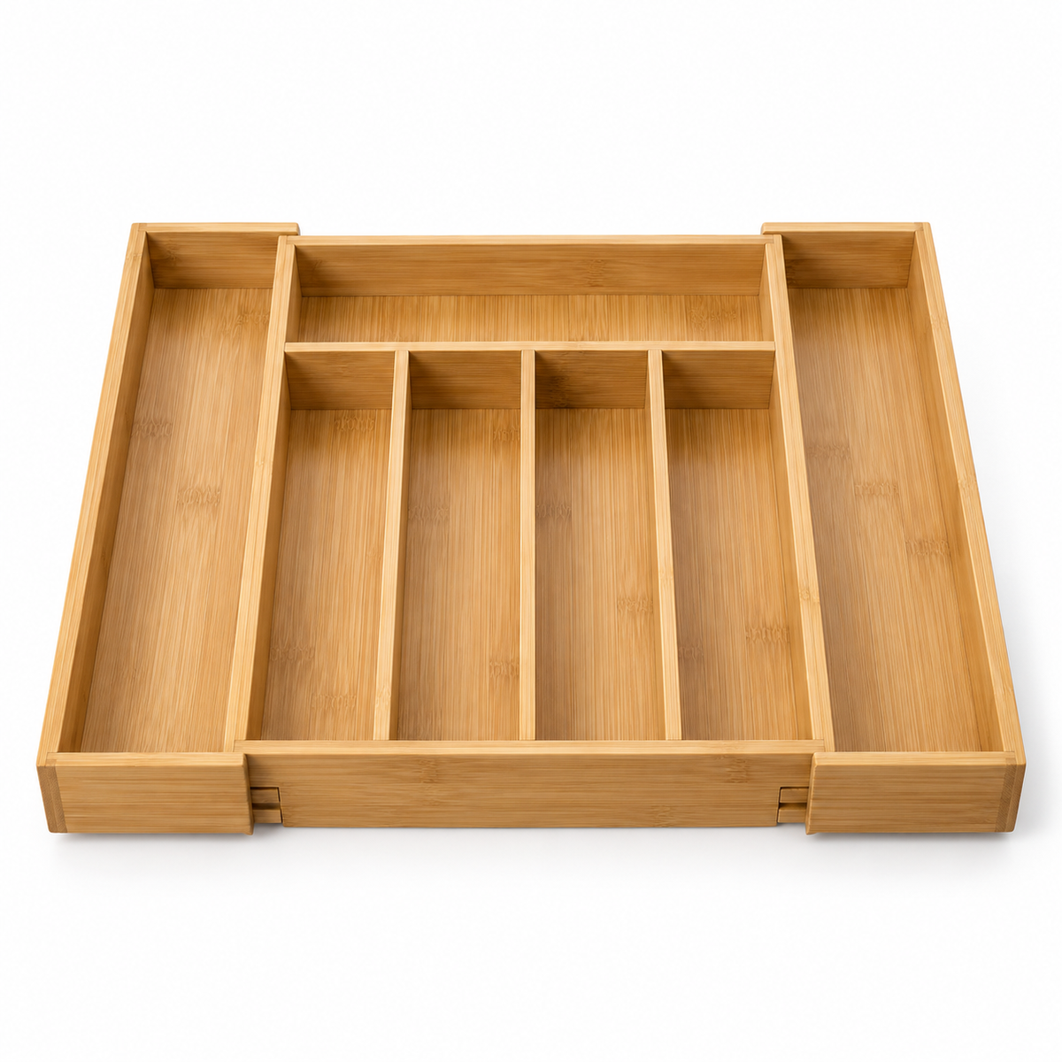 Expandable Bamboo Drawer Organizer