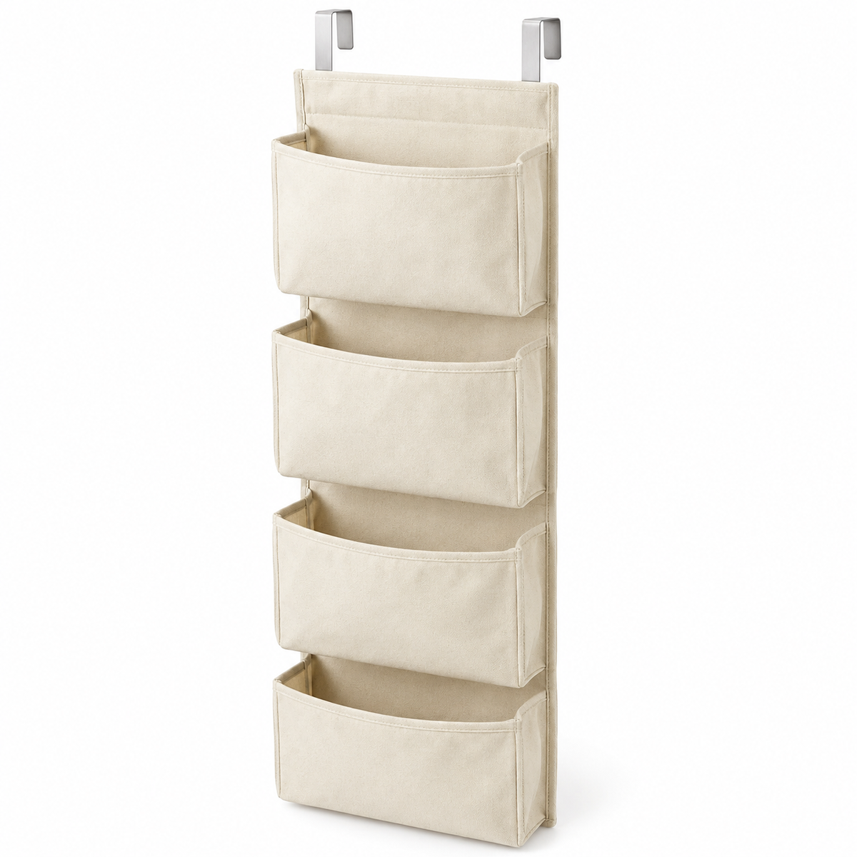Four-Pocket Over-Door Canvas Organizer