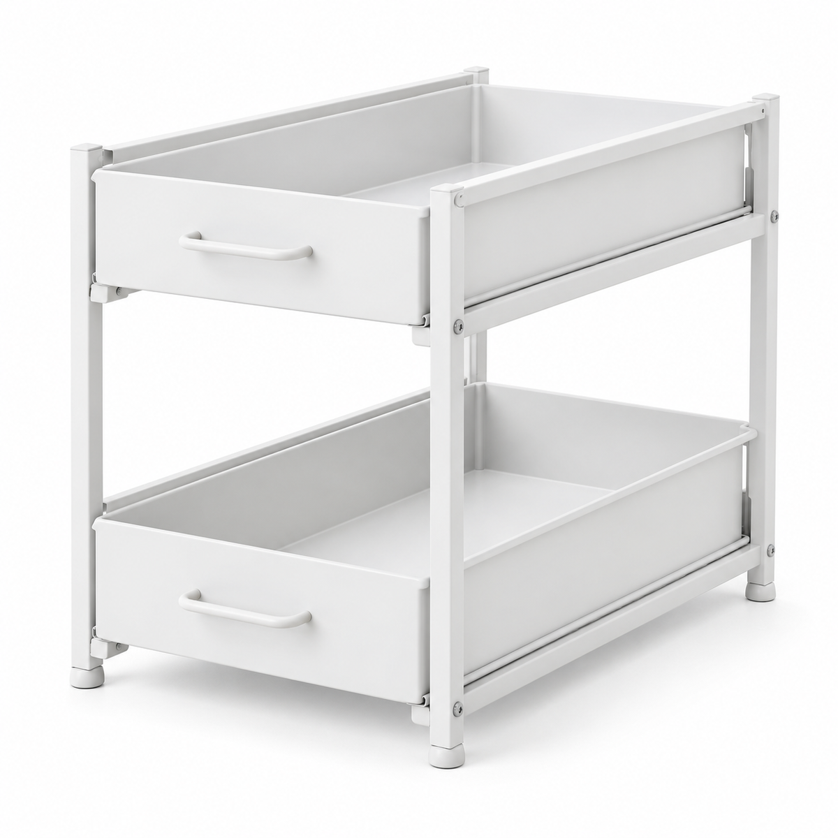 Two-Tier Under-Sink Sliding Organizer